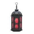 Paprika Tall Moroccan Candle Lantern